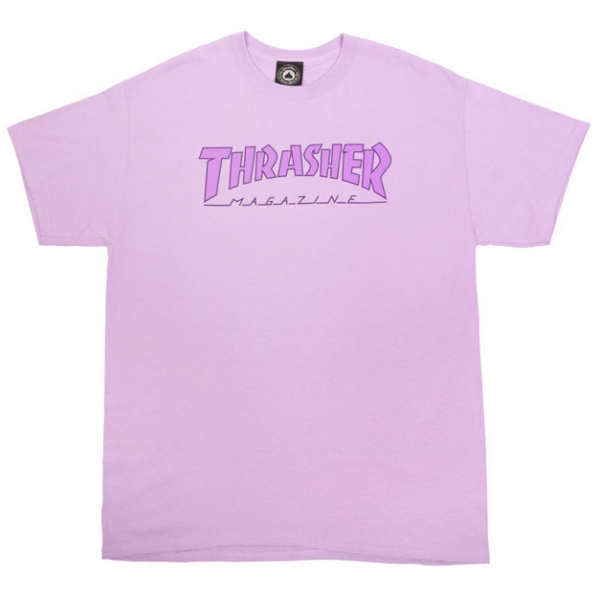 THRASHER  Outlined - Orcid póló nyomott Thrasher Magazin logóval.