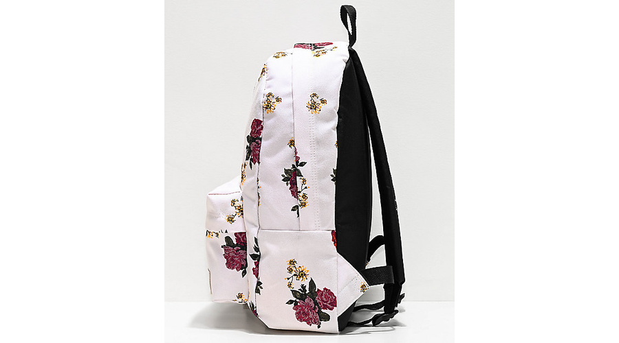 vans realm classic botanical floral backpack